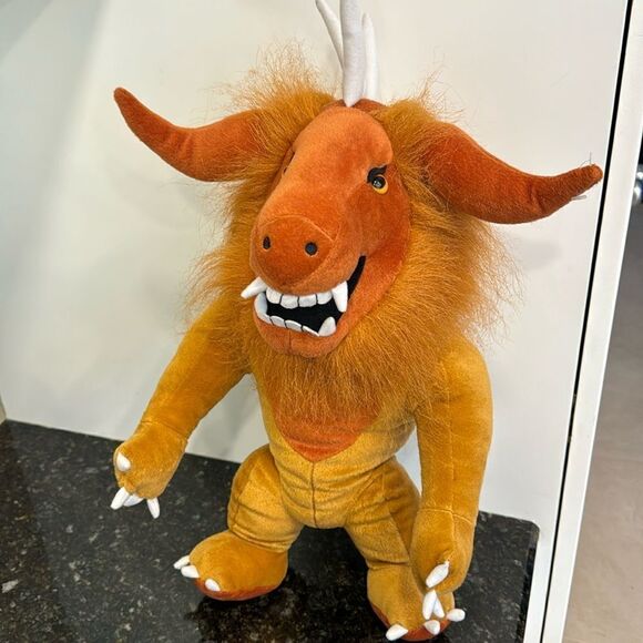 BEHEMOTH Toy Factory 18" Plush Hairy Minotaur Creature Greek Gods Monster 2012 - Picture 1 of 9